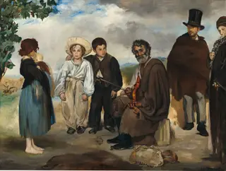 The Old Musician, by Édouard Manet, oil, 1862