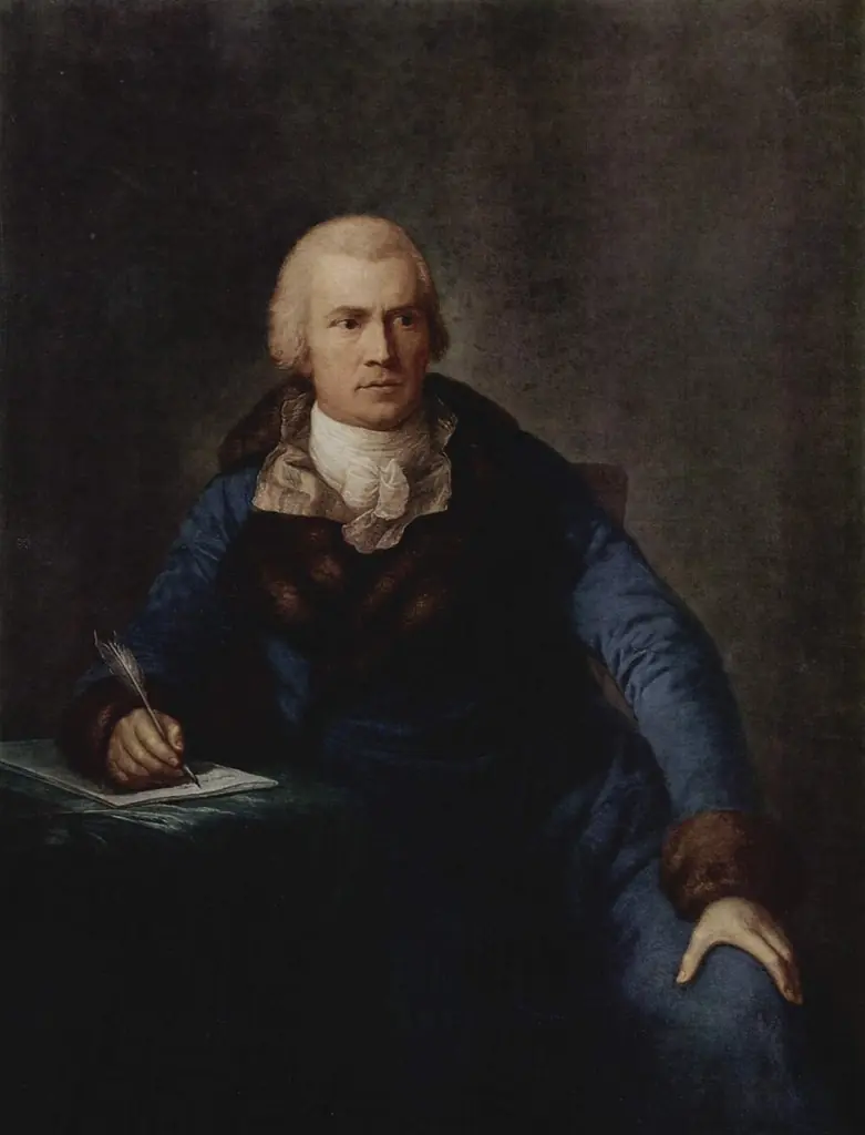 Portrait of a Man, by Anton Graff, oil, 1800