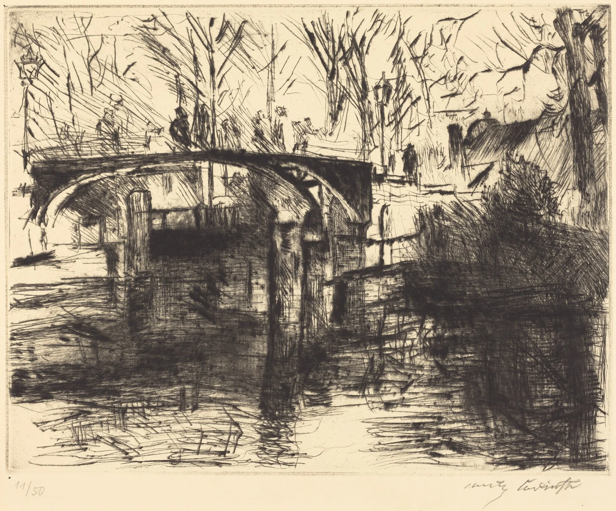 Aus dem Tiergarten (View of the Tiergarten), detail