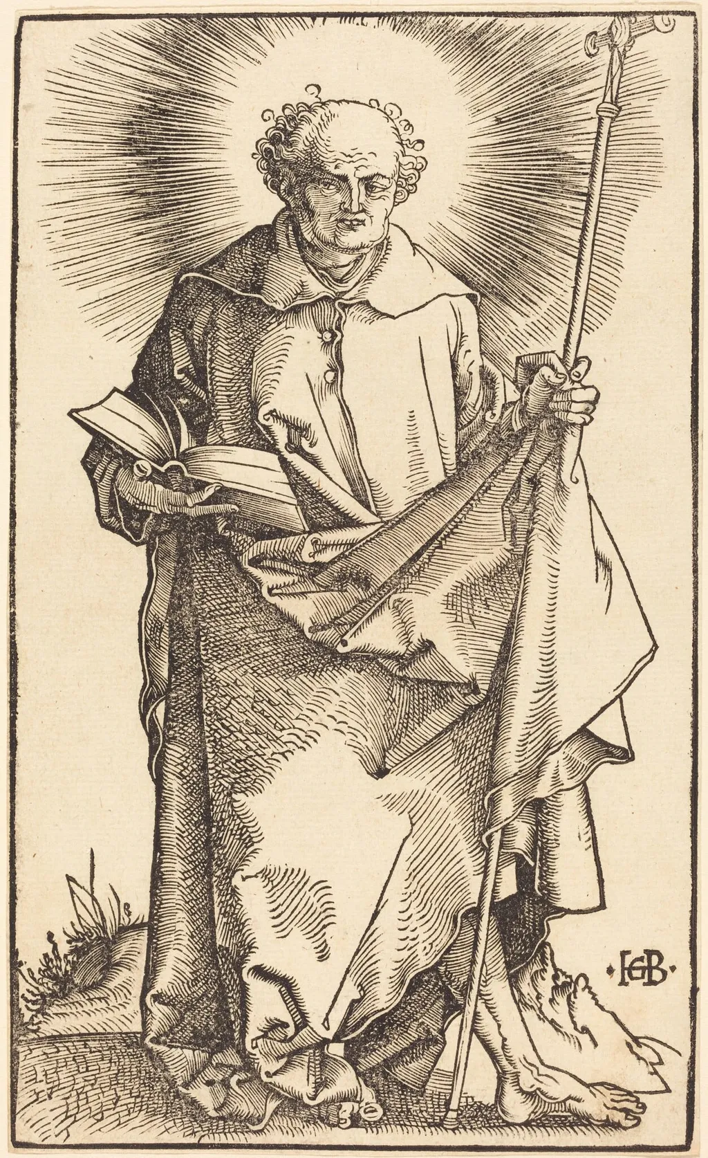 Saint Philip, by Hans Baldung Grien, ink, 1519