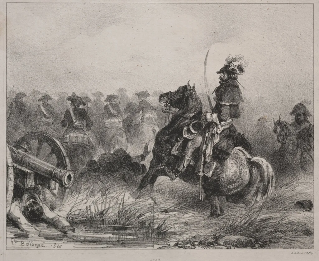 Cavalry Scene, by Hippolyte Bellangé, 1836