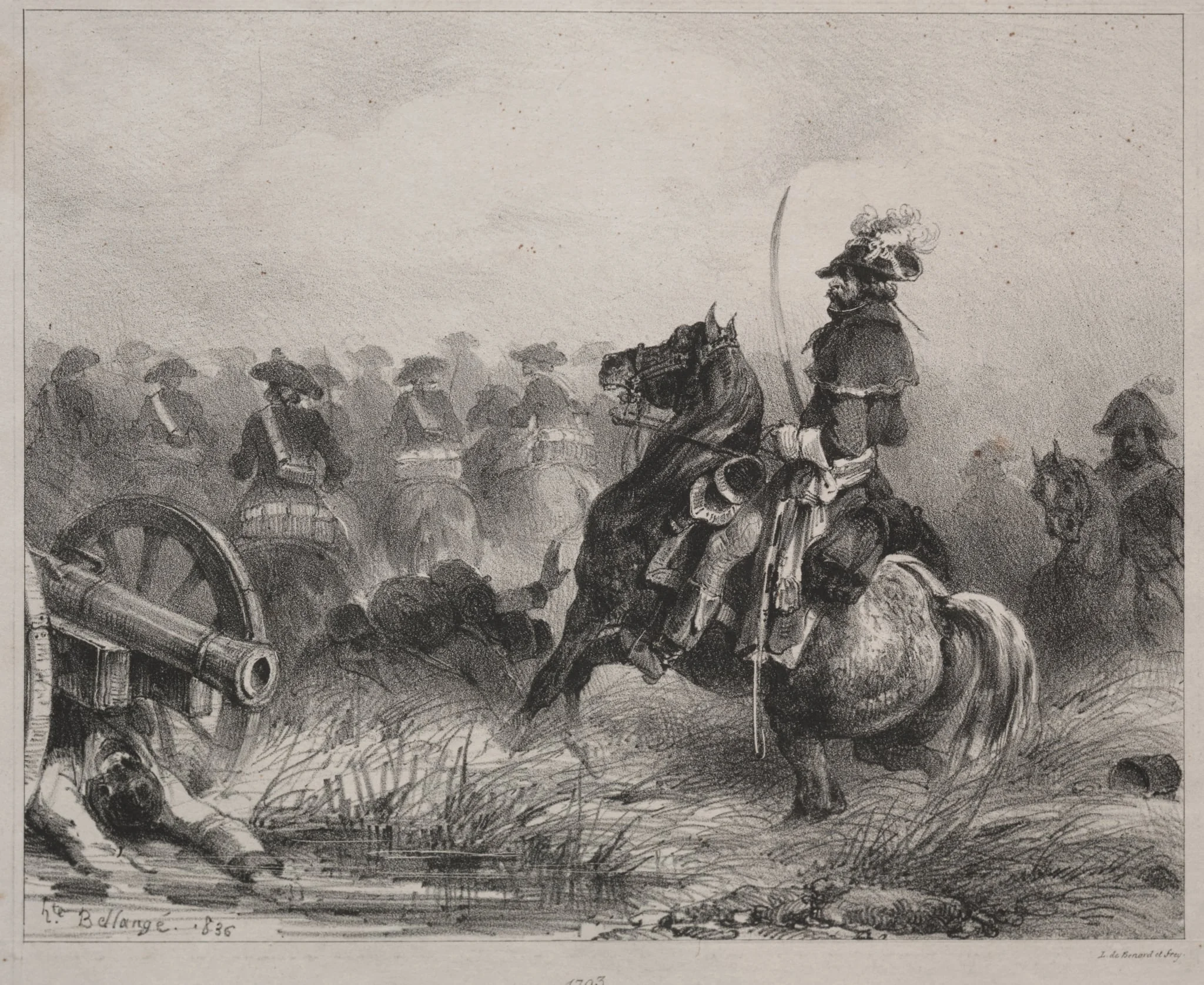 Cavalry Scene, detail