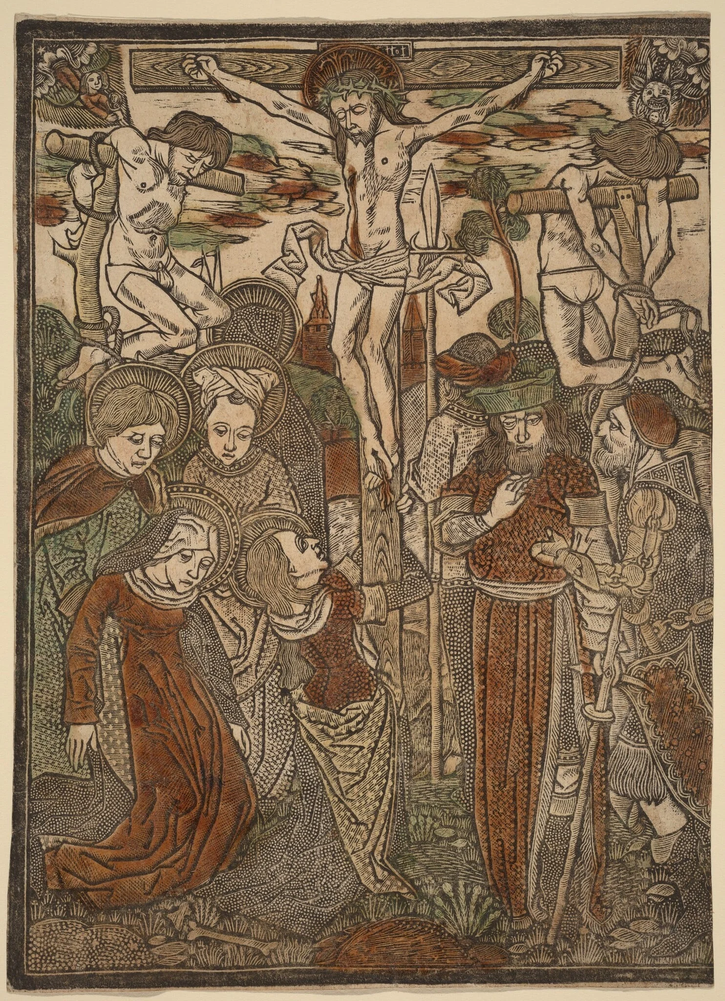 The Crucifixion, detail