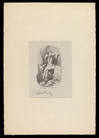 H Beard Print Collection, by George Cruikshank