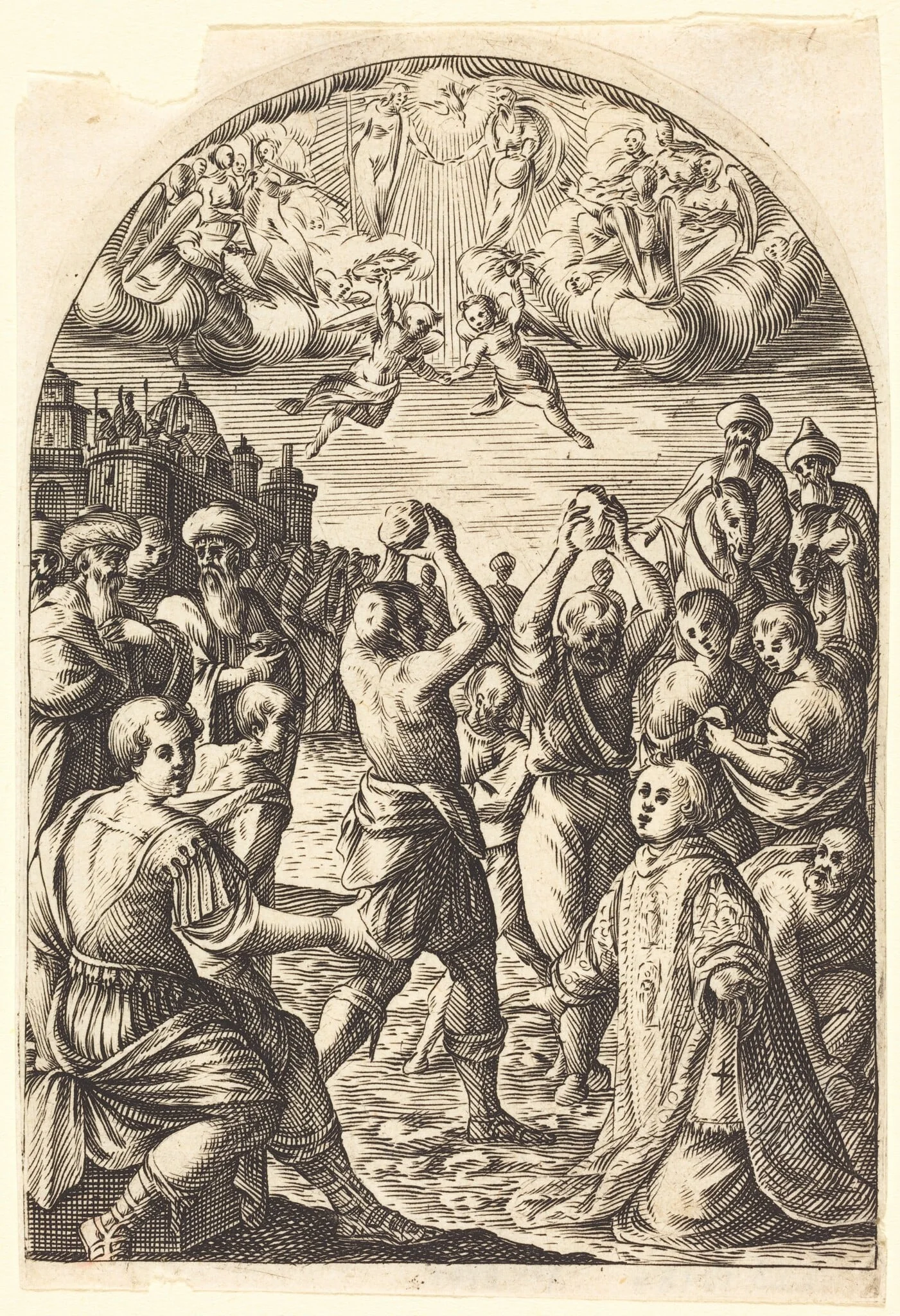 Martyrdom of Saint Stephen, detail