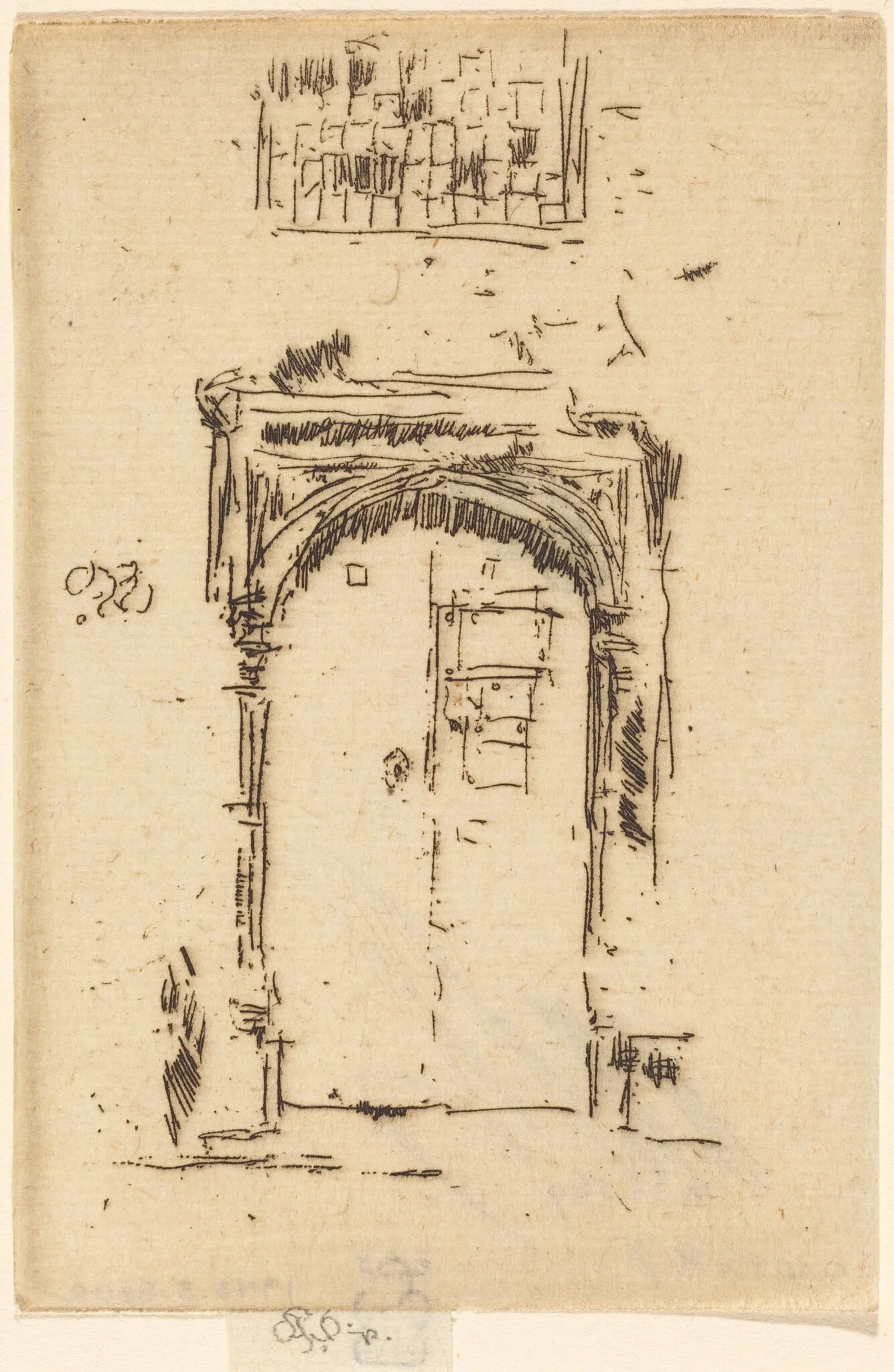 Church Doorway, Edgemere, detail