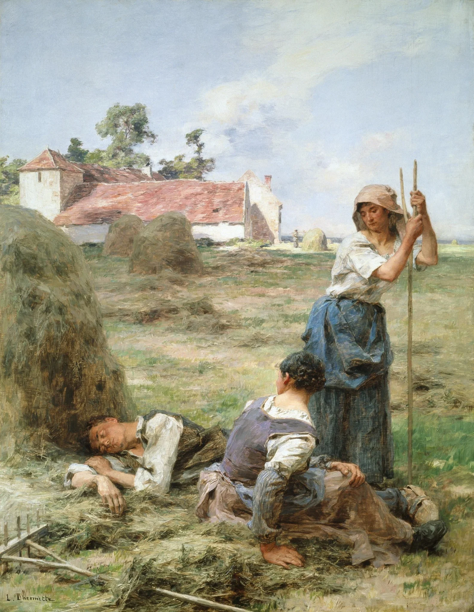 Harvesters at Rest, detail