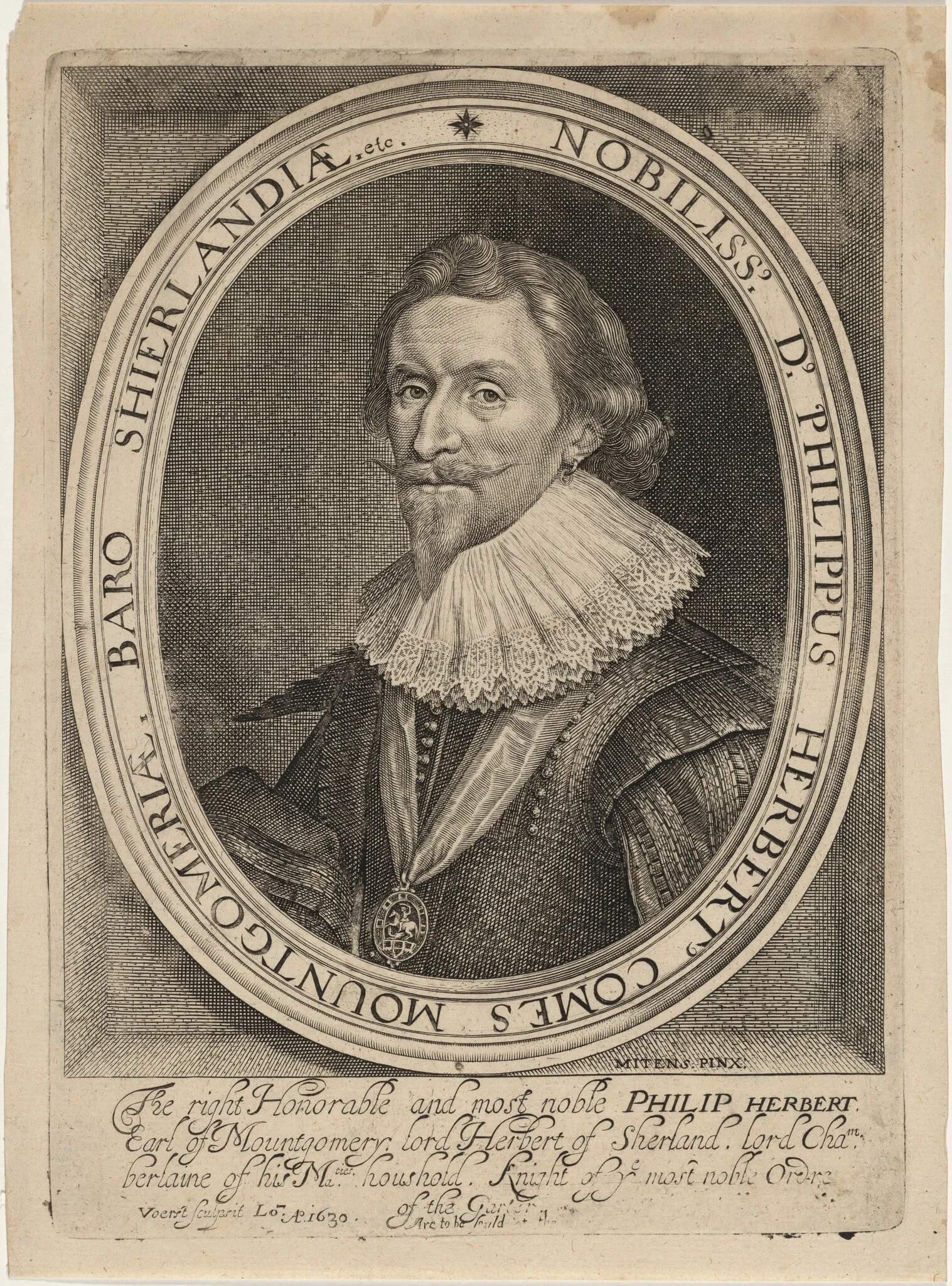 Philip Herbert, Fourth Earl of Pembroke, detail