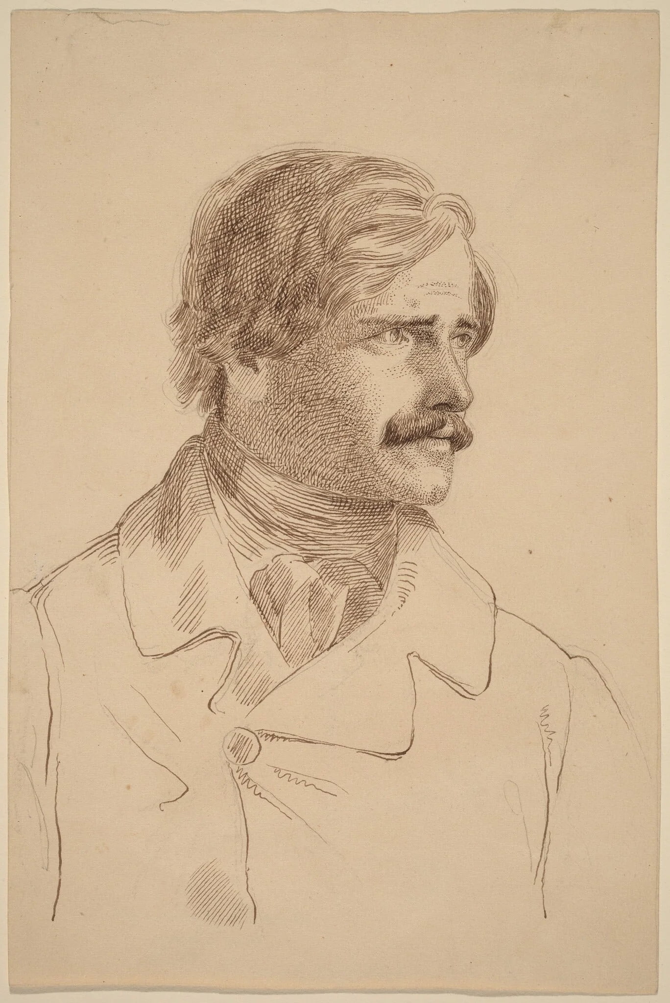 The Artist's Brother - Richard Greenough (?), detail