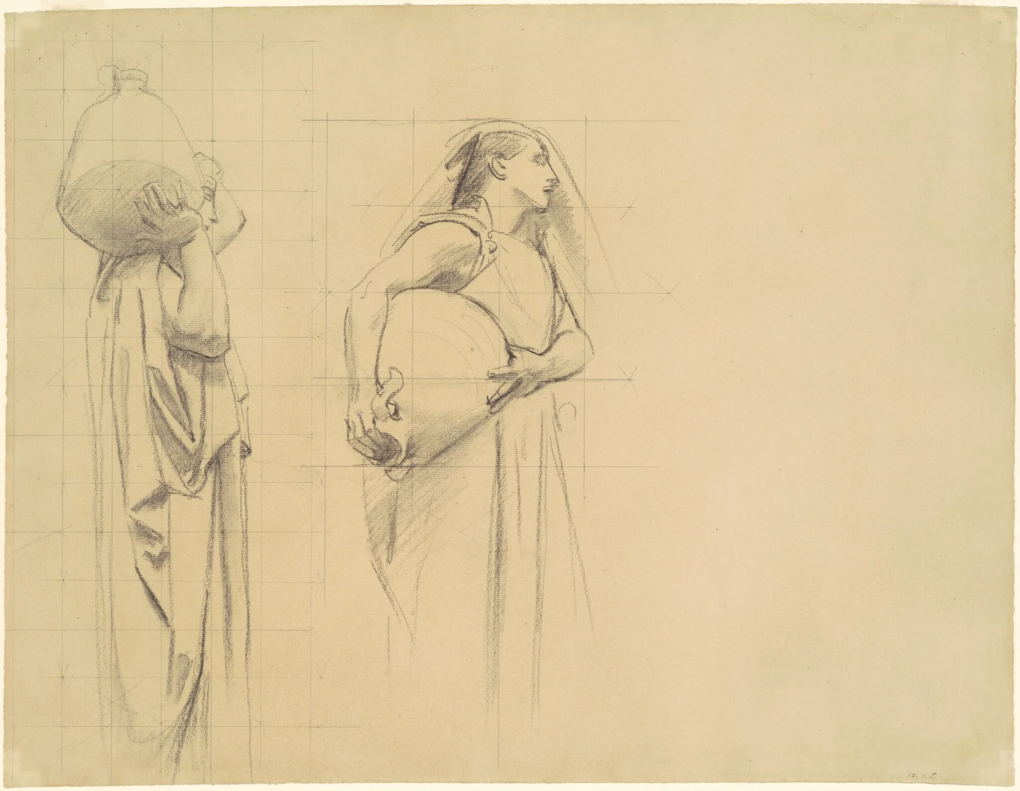 Study for "The Danaïdes", detail