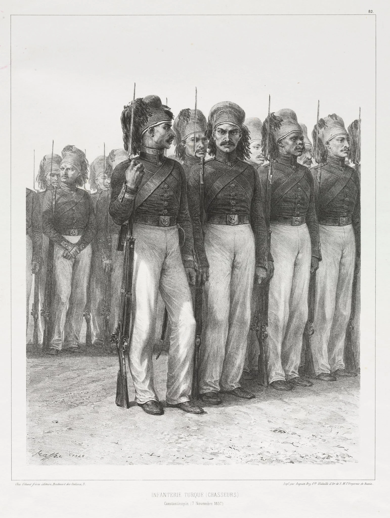 Infanterie Turque, Chasseurs, detail