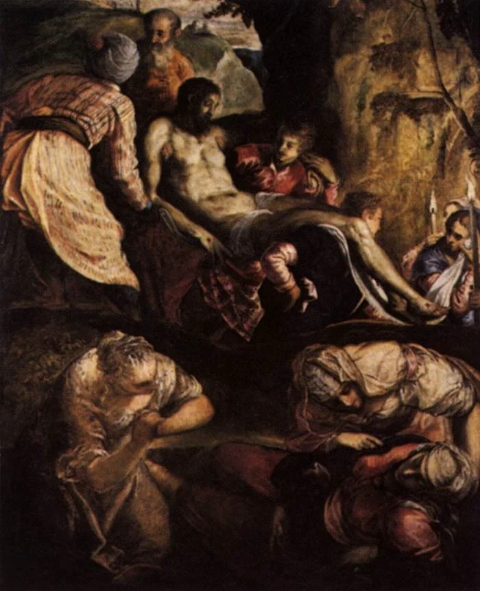 Christ Carried to the Tomb, detail