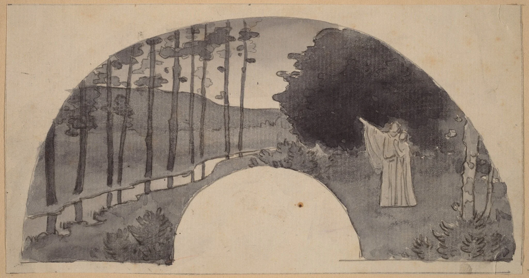 Study for an Archway, detail
