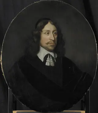 Portrait of Johan de Vries, Director of the Rotterdam Chamber of the Dutch East India Company, elected 1667, by Pieter van der Werff, oil, 1708