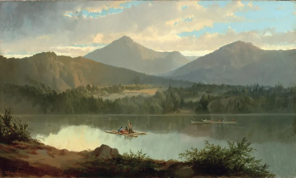 Western Landscape, by John Mix Stanley, oil, 1847