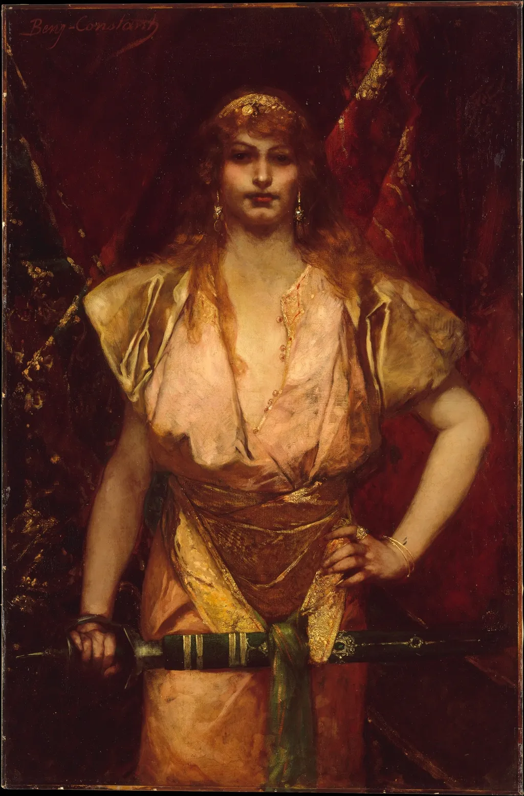 Judith, by Jean-Joseph Benjamin-Constant, oil, 1894