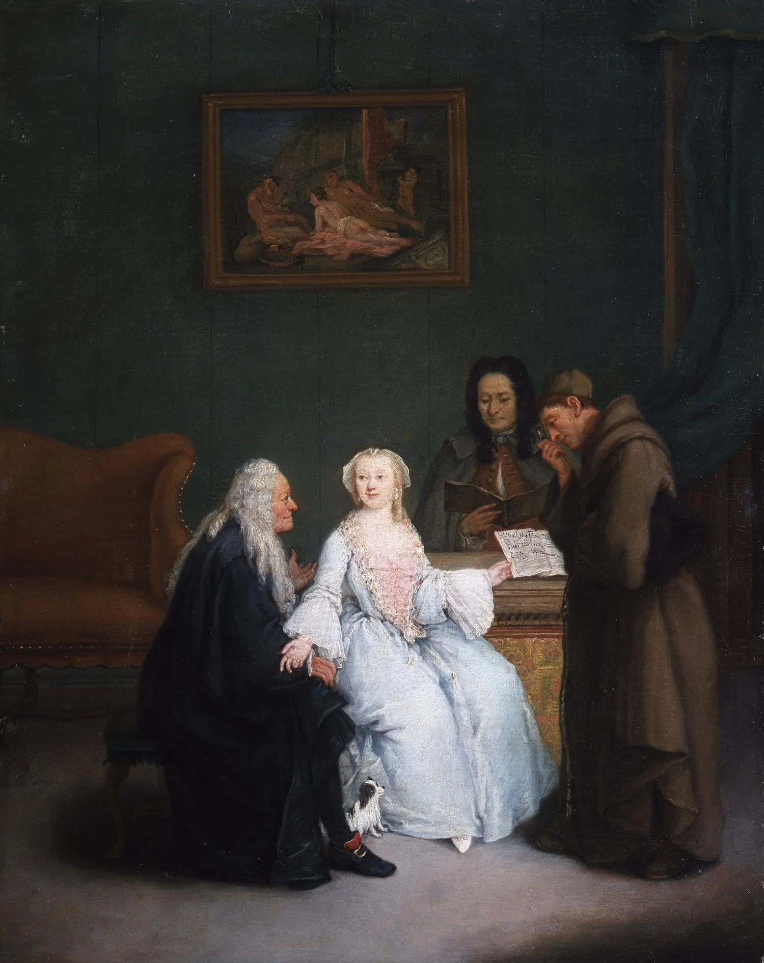 Music lesson, detail