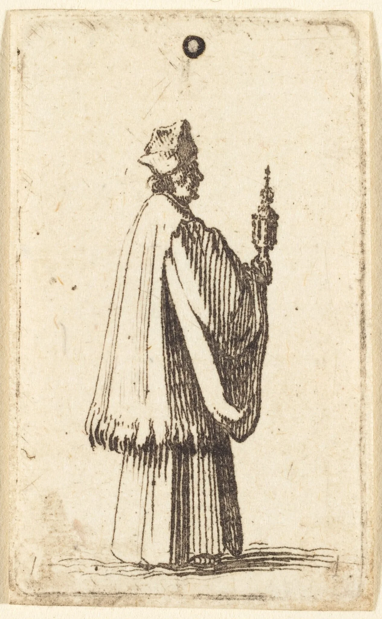 Priest Carrying the Holy Sacrament of the Eucharist, detail