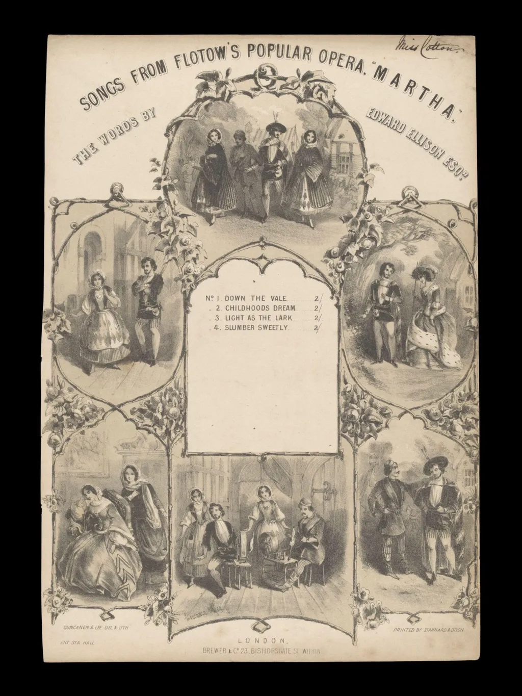 H Beard Print Collection, by Lee & Siebe Concanen, 1850