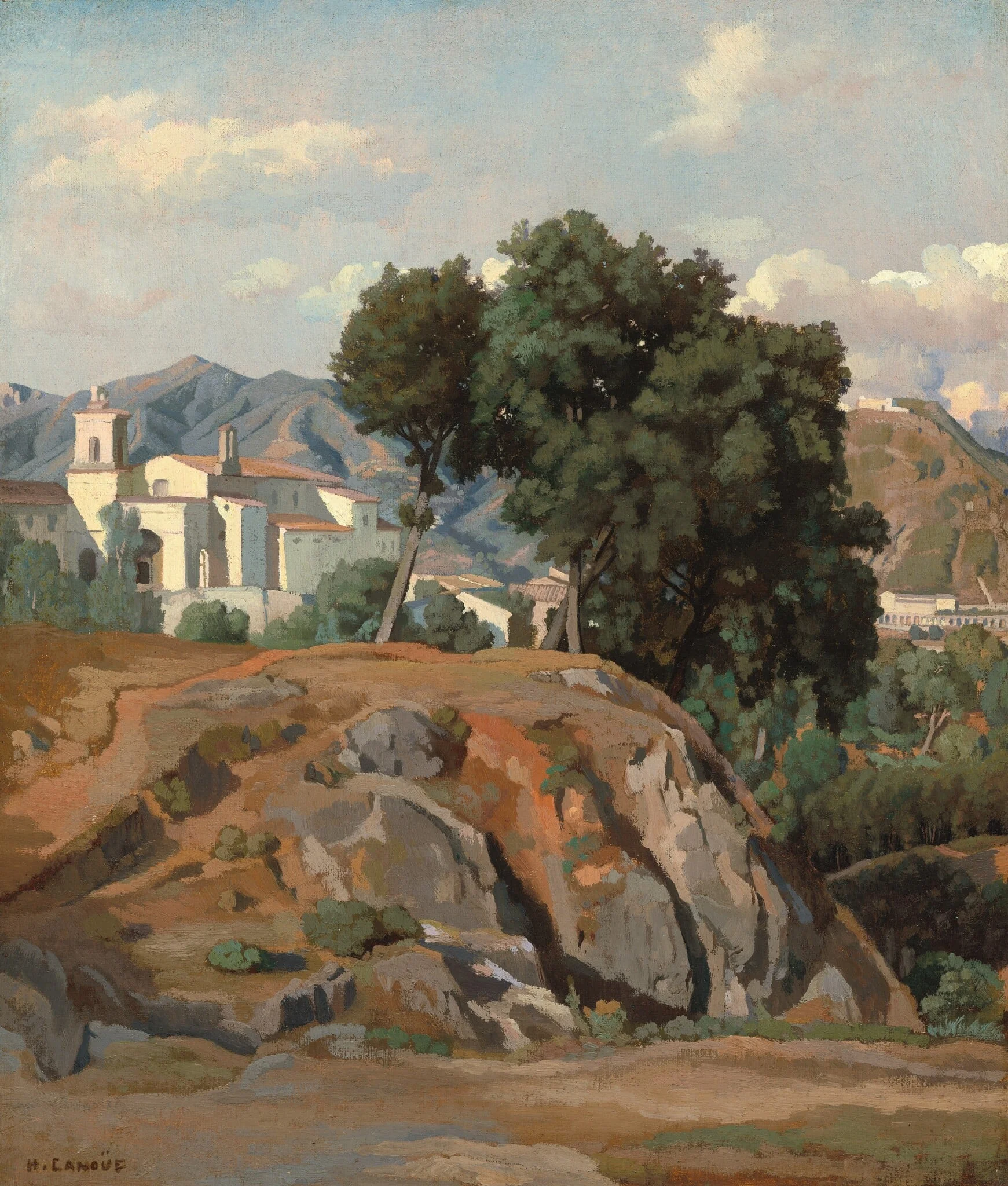 View of La Cava, detail