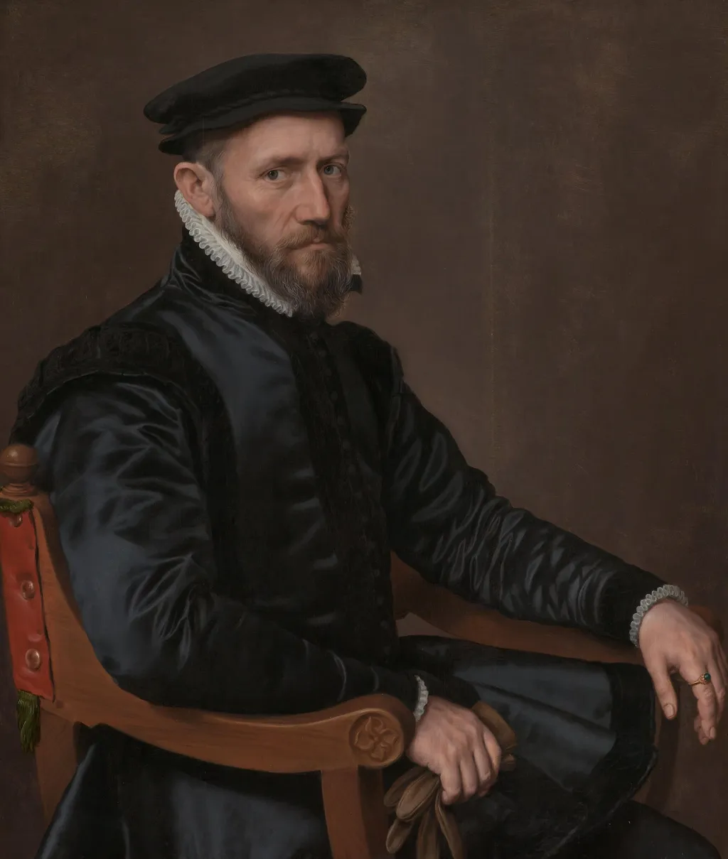 Portraits of Sir Thomas Gresham and Anne Fernely, by Antonis Mor, unspecified, 1560