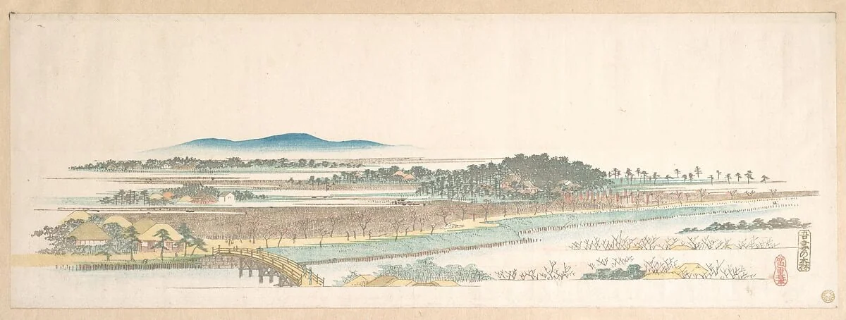 吾妻の森|View of Azuma Wood, detail