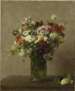 Flowers from Normandy, by Henri Fantin-Latour, unspecified, 1887