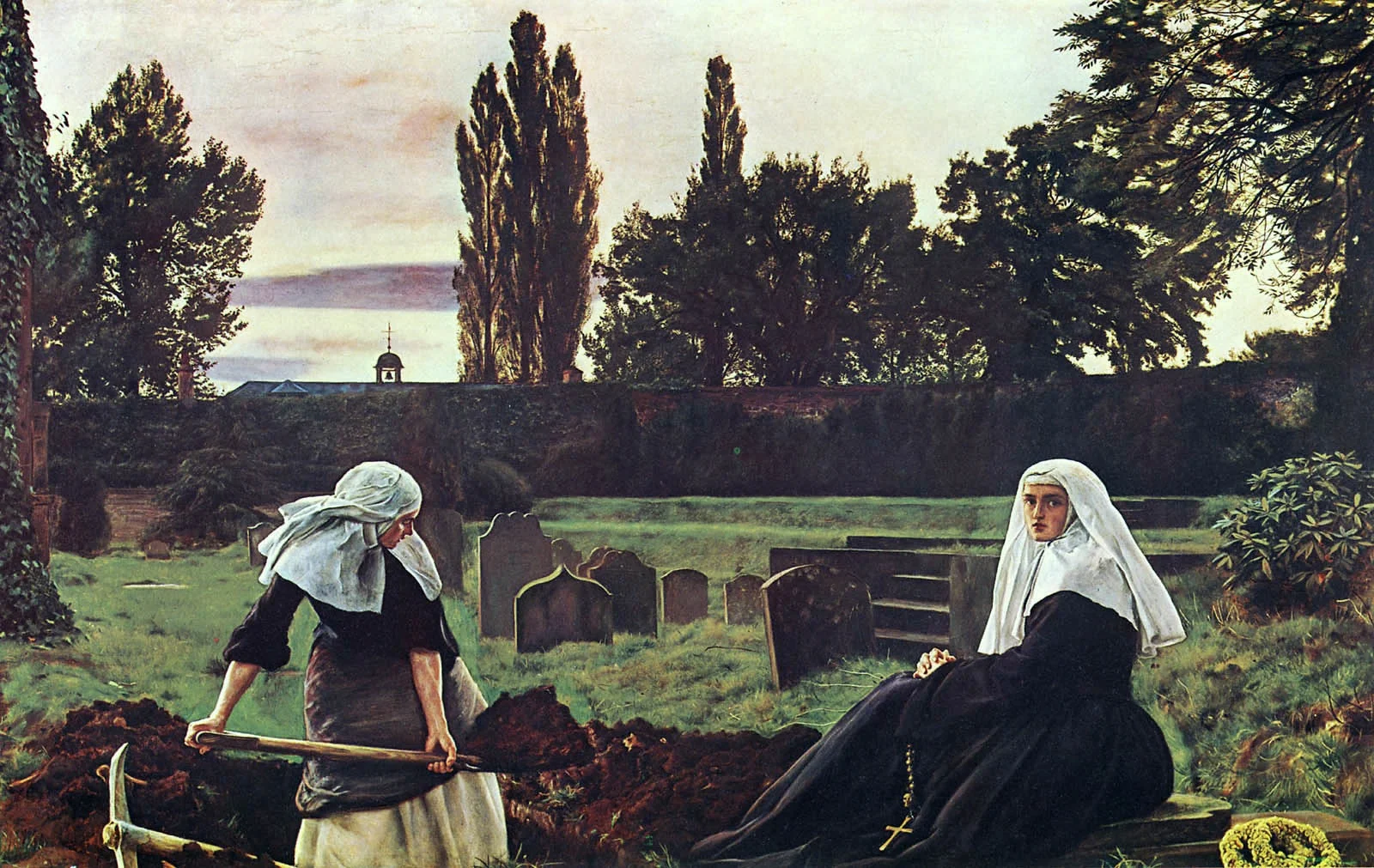 The Vale of Rest, detail