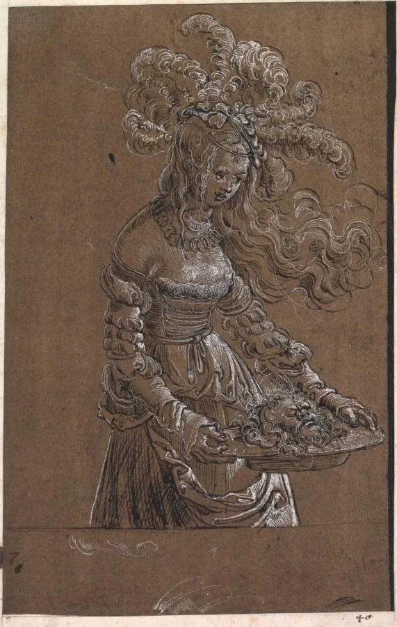 Salome with the Head of St. John the Baptist, detail