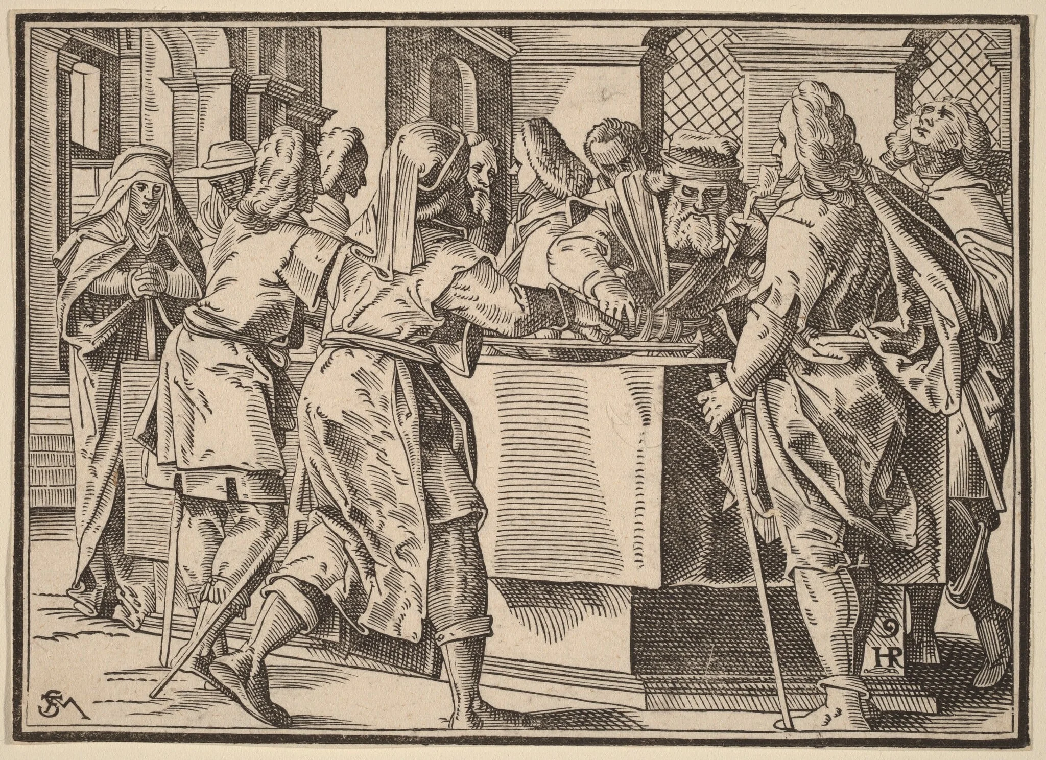 Christ Tells His Disciples of the Last Judgment, detail
