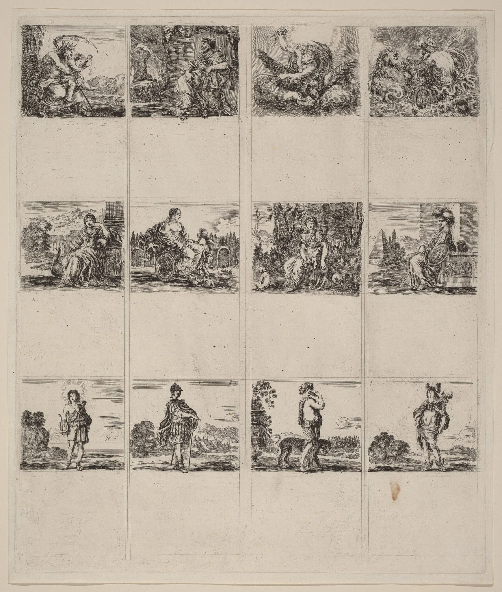 Mythological Playing Cards, detail
