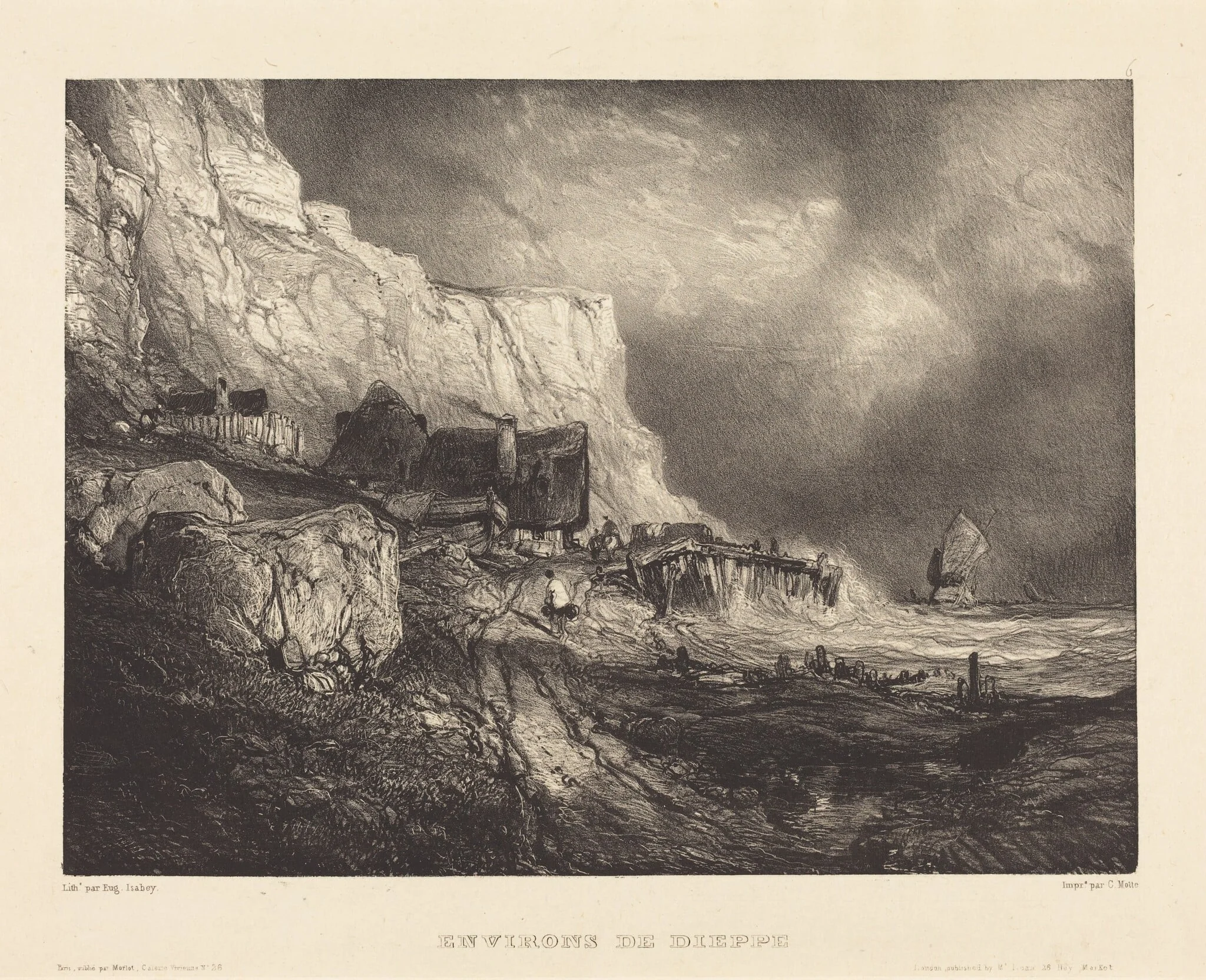 Environs de Dieppe, detail