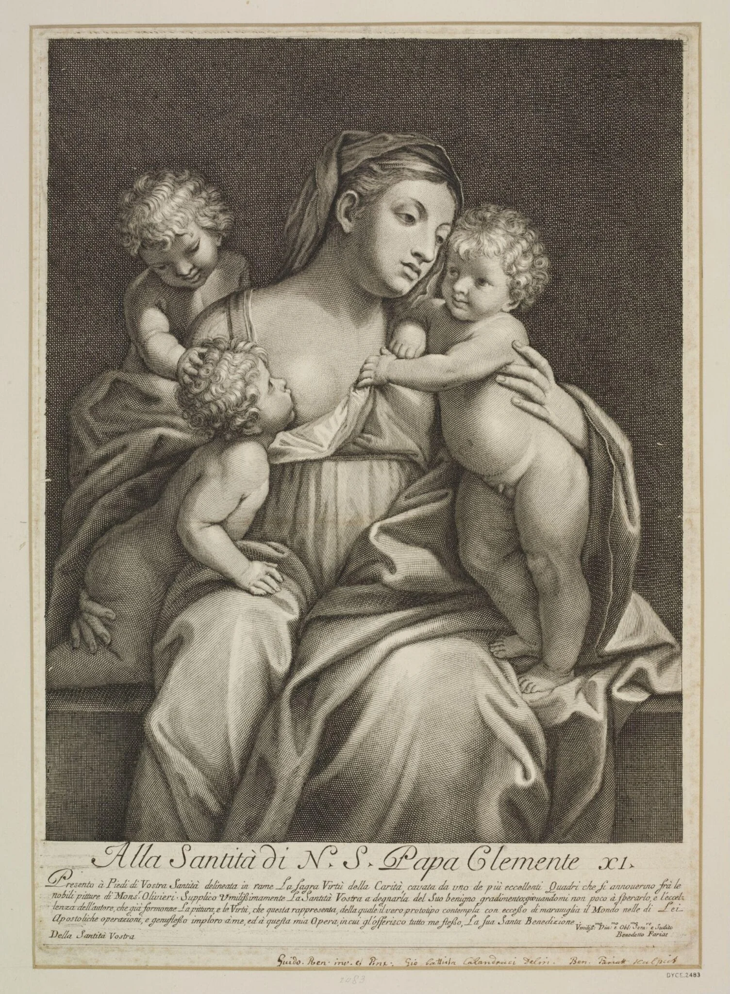 Figure of Charity, detail