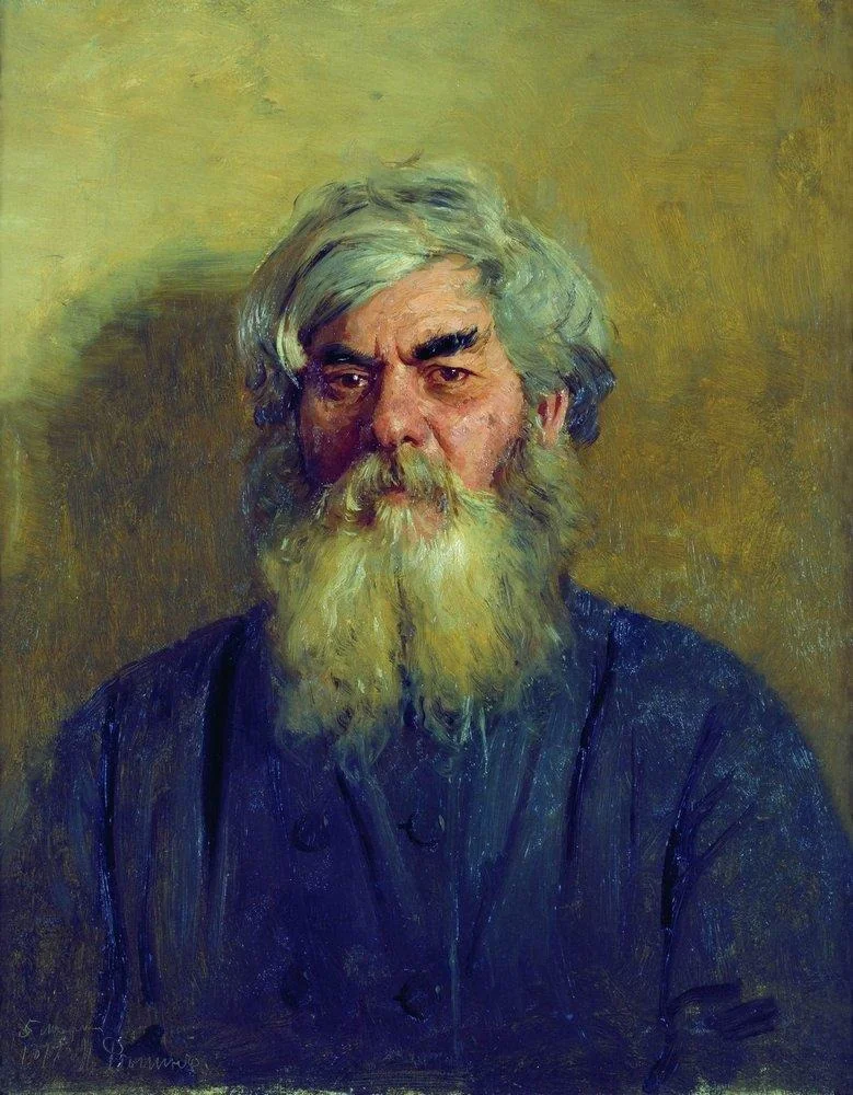 A peasant with an evil eye., detail