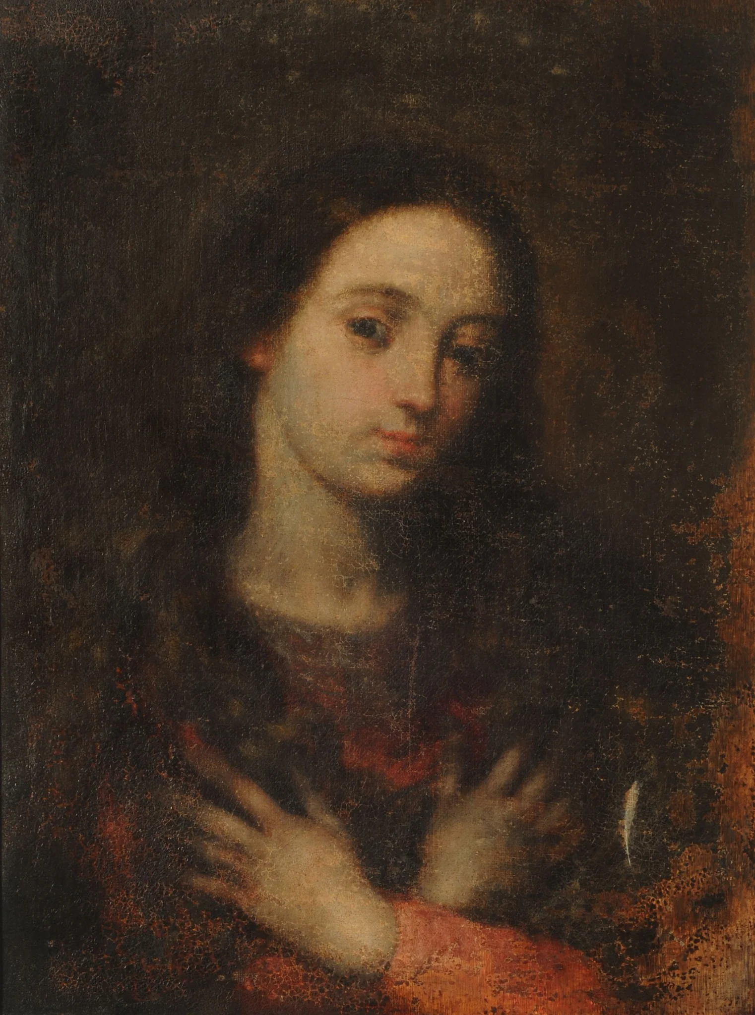 Virgin Mary, detail