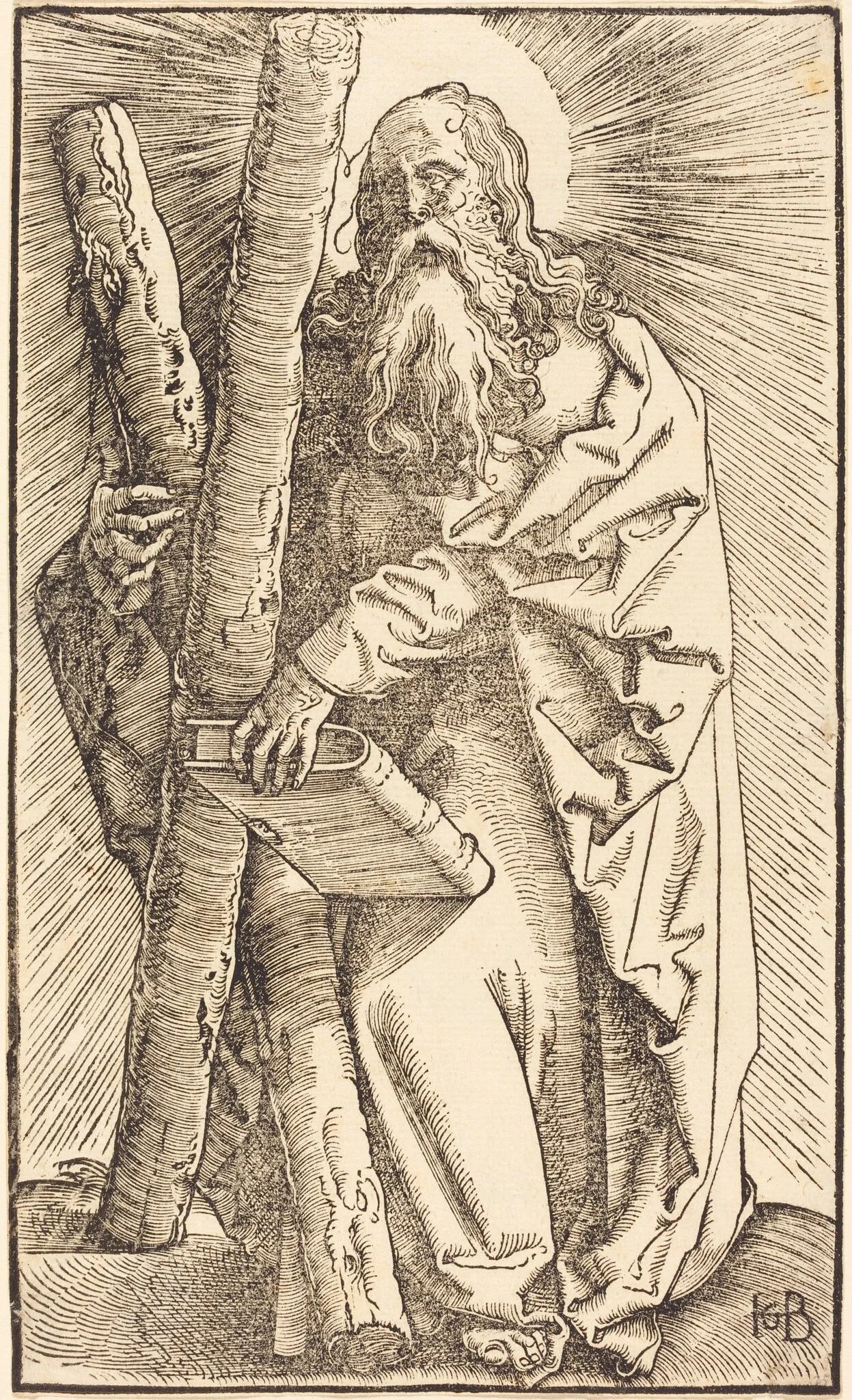 Saint Andrew, detail