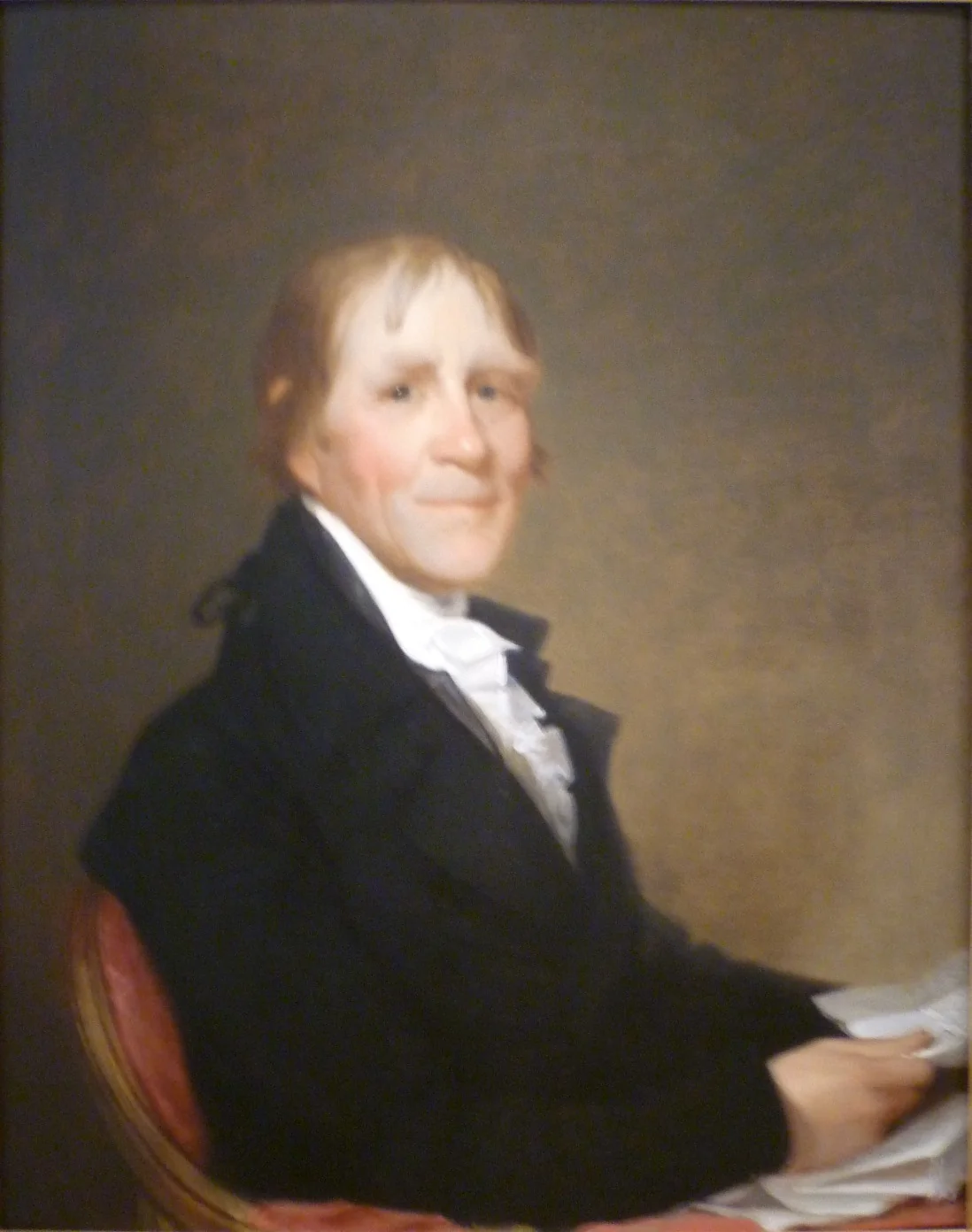 Portrait of William Gray, detail