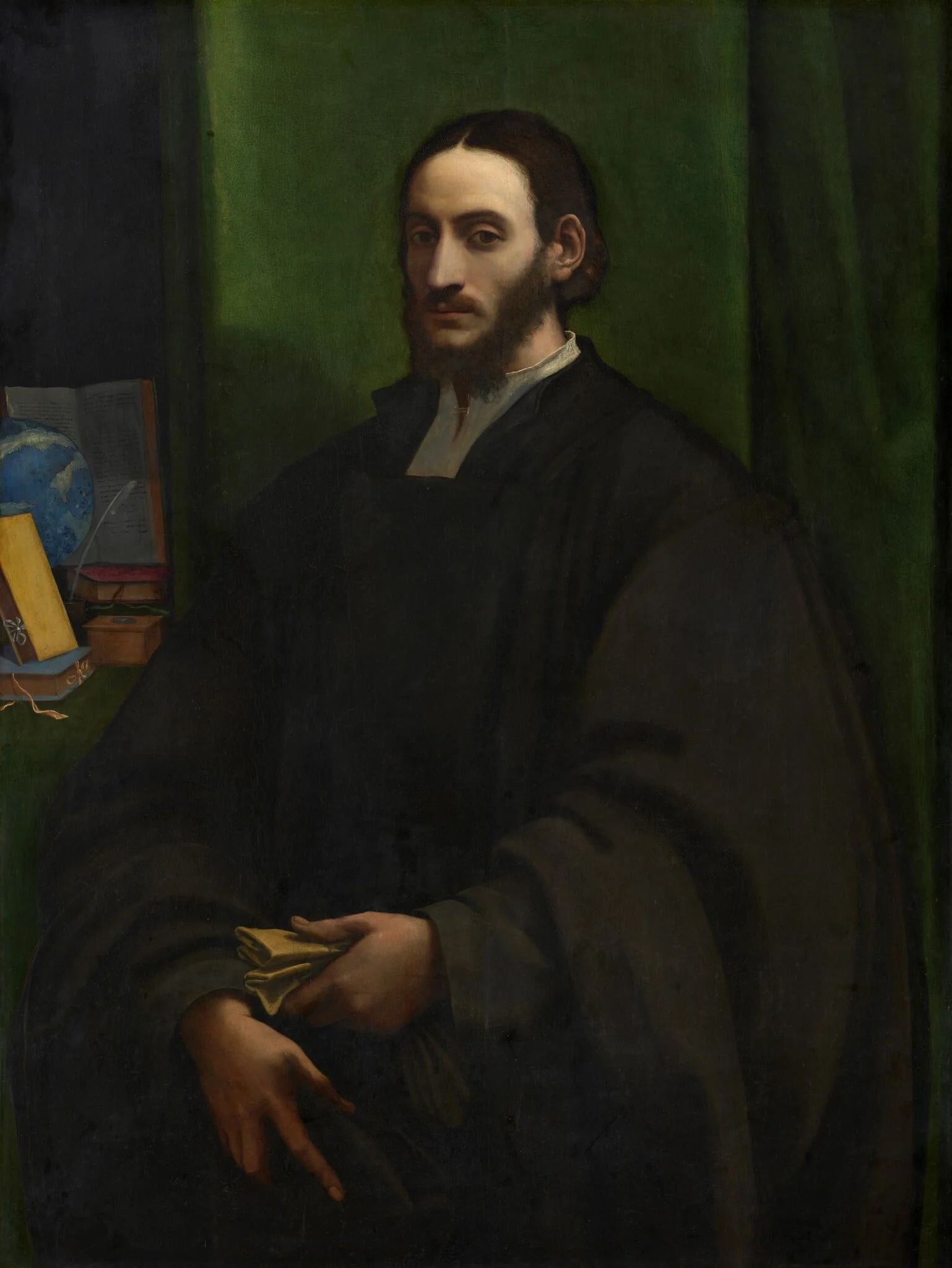 Portrait of a Humanist, detail