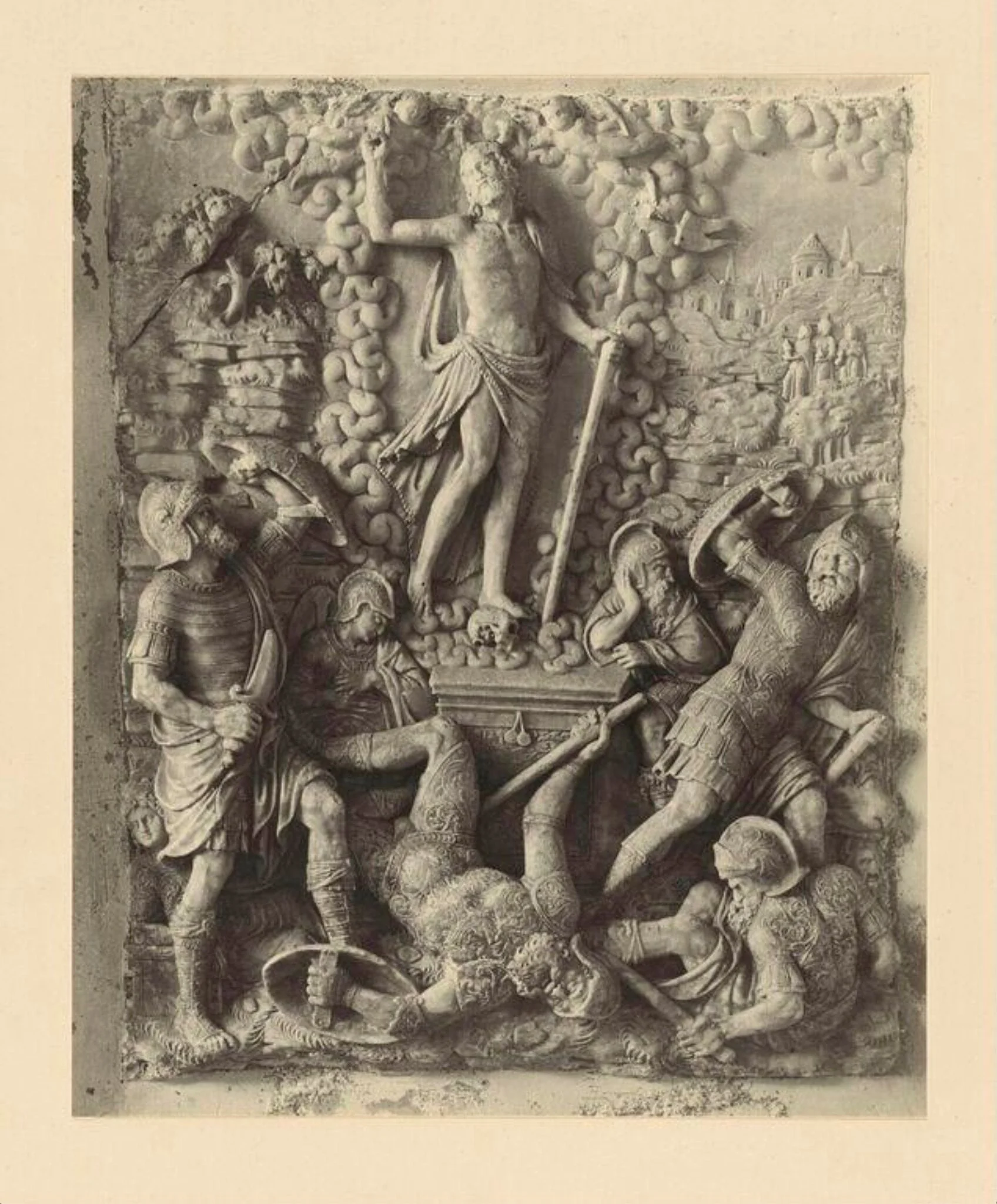 Alabaster Tablet, Plymtree, detail