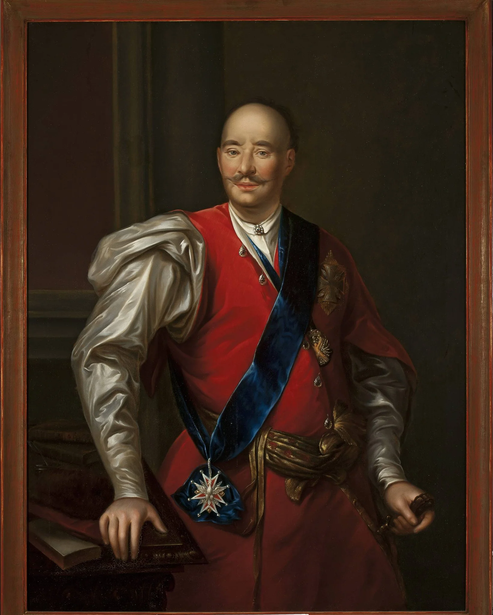 Portrait of Franciszek Salezy Potocki (d. 1772), voivode of Kiev, detail