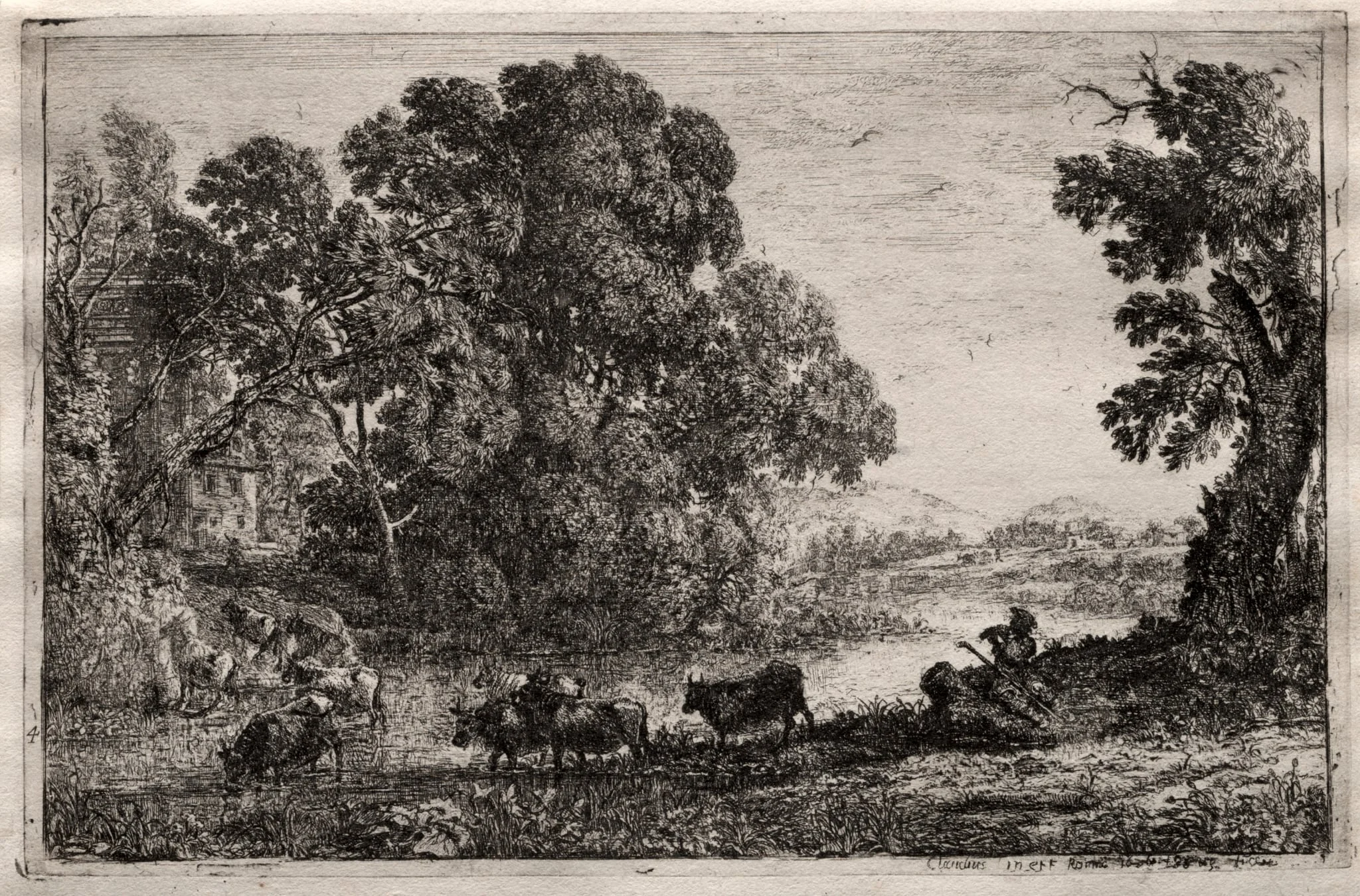 The Cowherd, detail