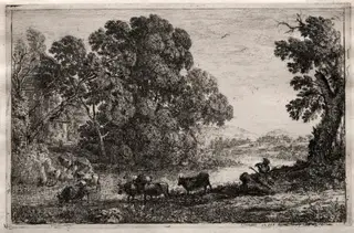 The Cowherd, by Claude Lorrain, 1636