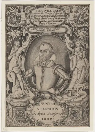 Samuel David, by Thomas Cockson, ink, 1609