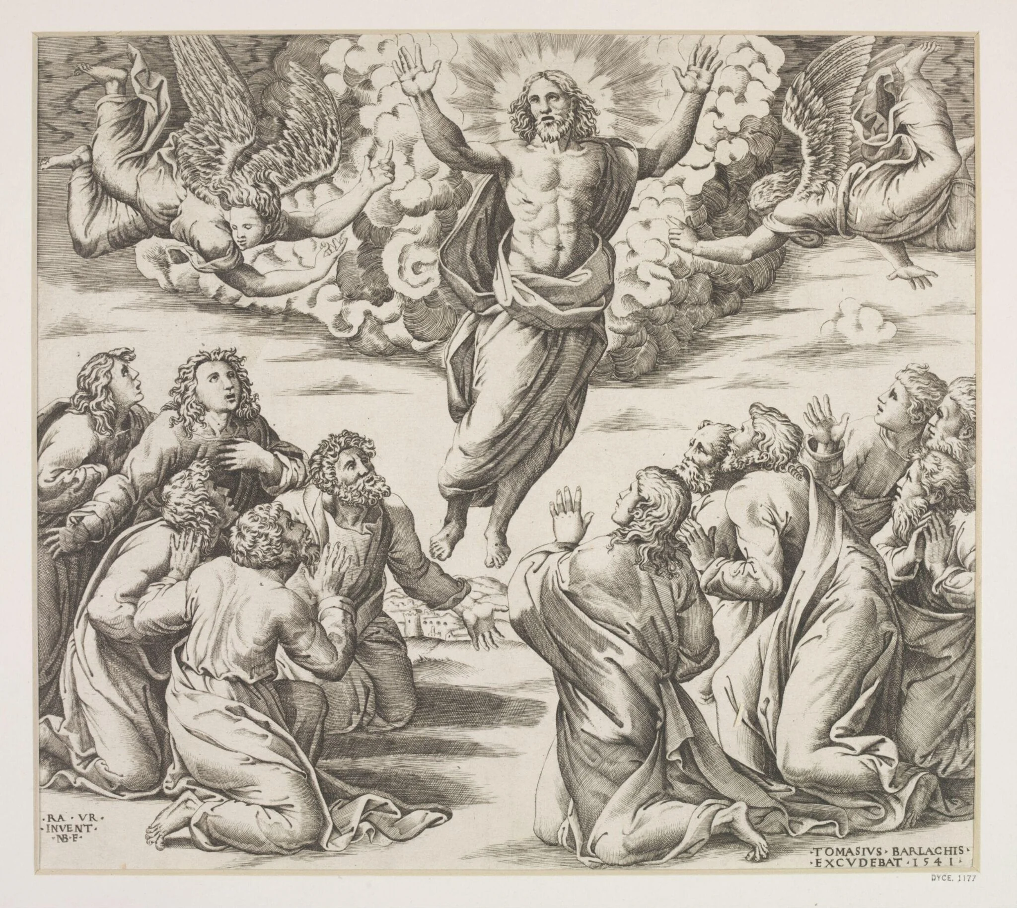 The Ascension of Jesus Christ, detail