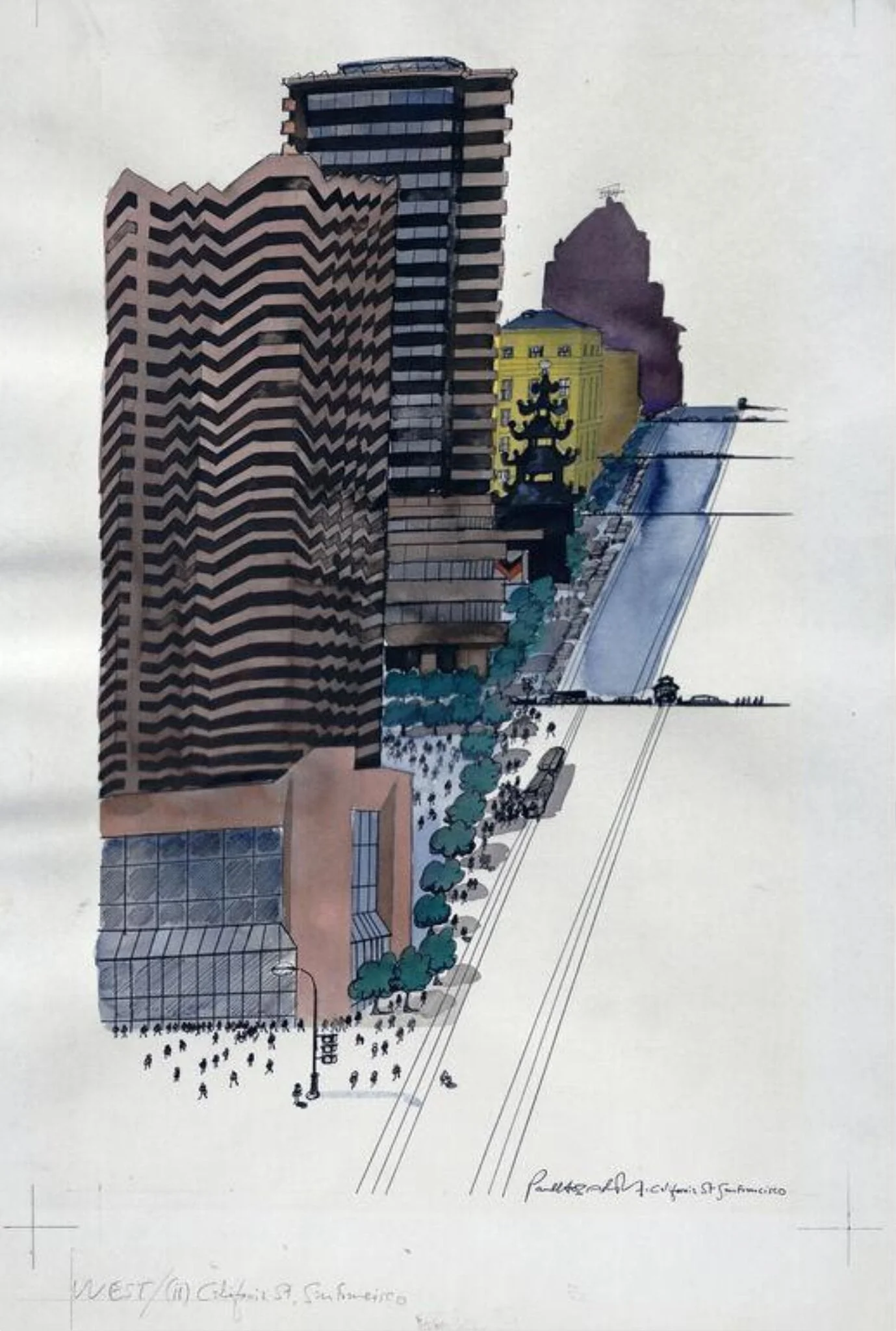 California St, San Francisco, detail