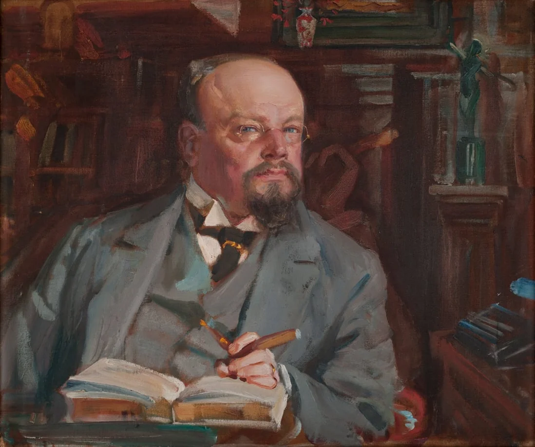 Georg Sidorowin muotokuva, detail