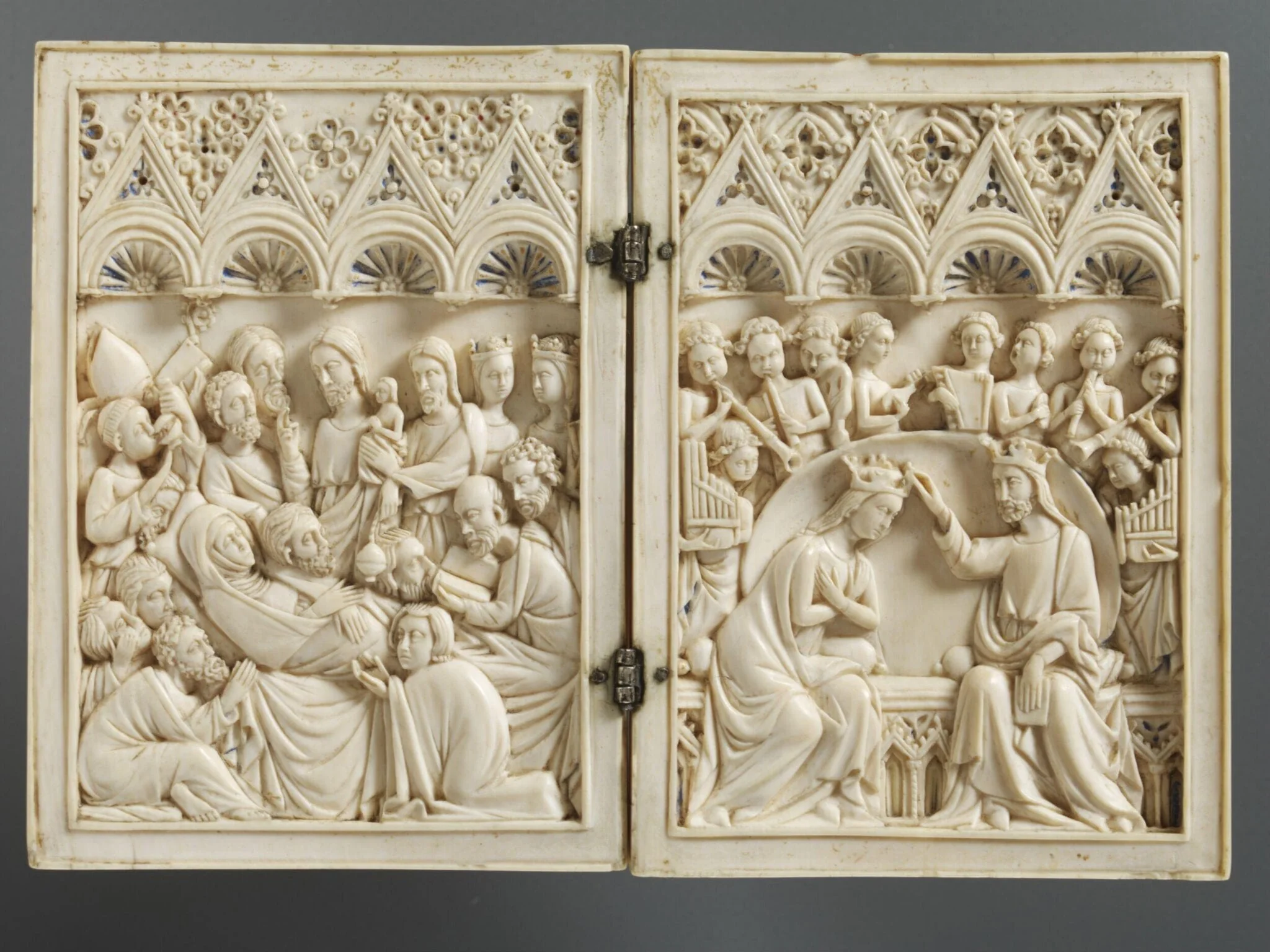 Death and the Coronation of the Virgin, detail