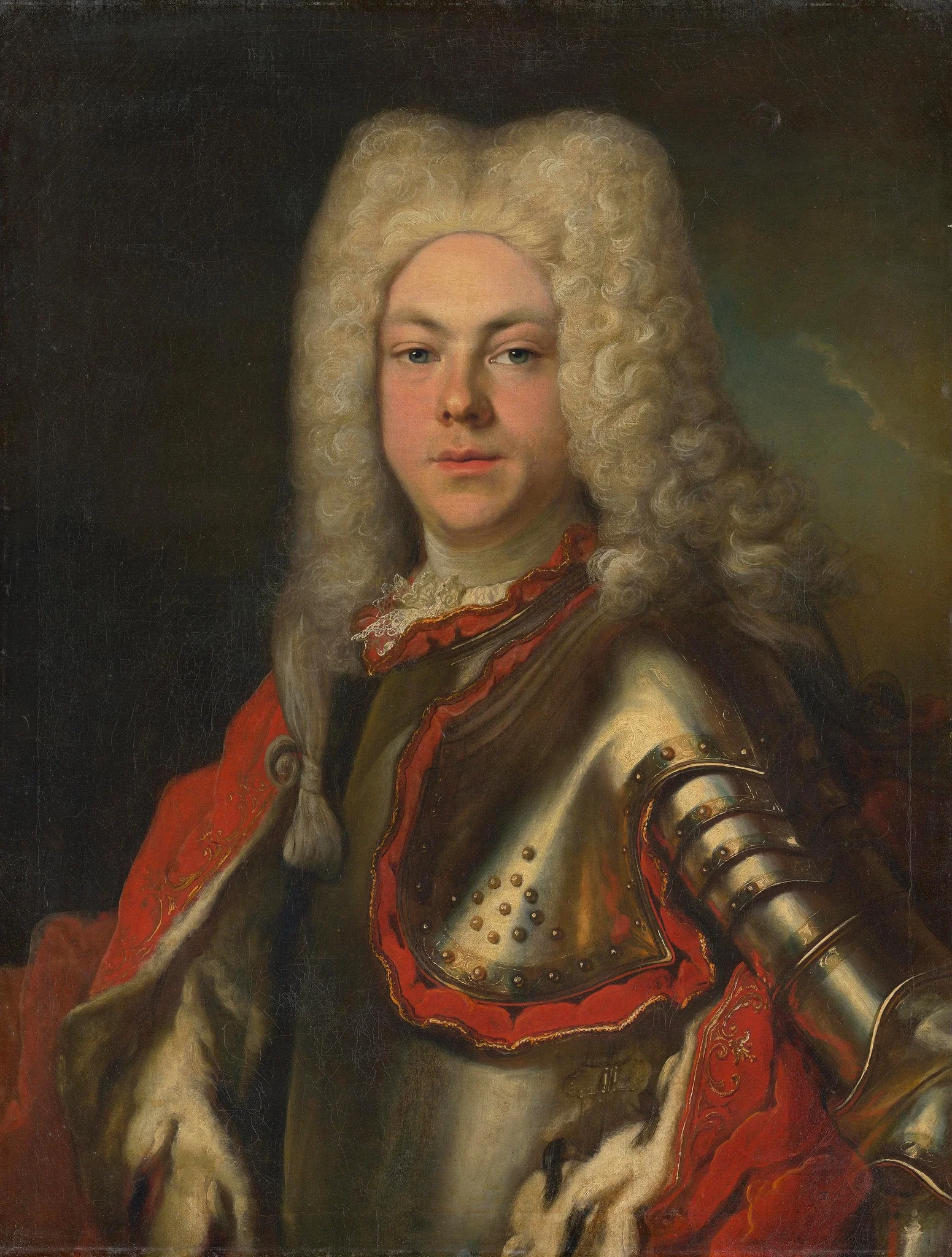 Bildnis des Pfalzgrafen Johann Christian von Sulzbach (?), detail