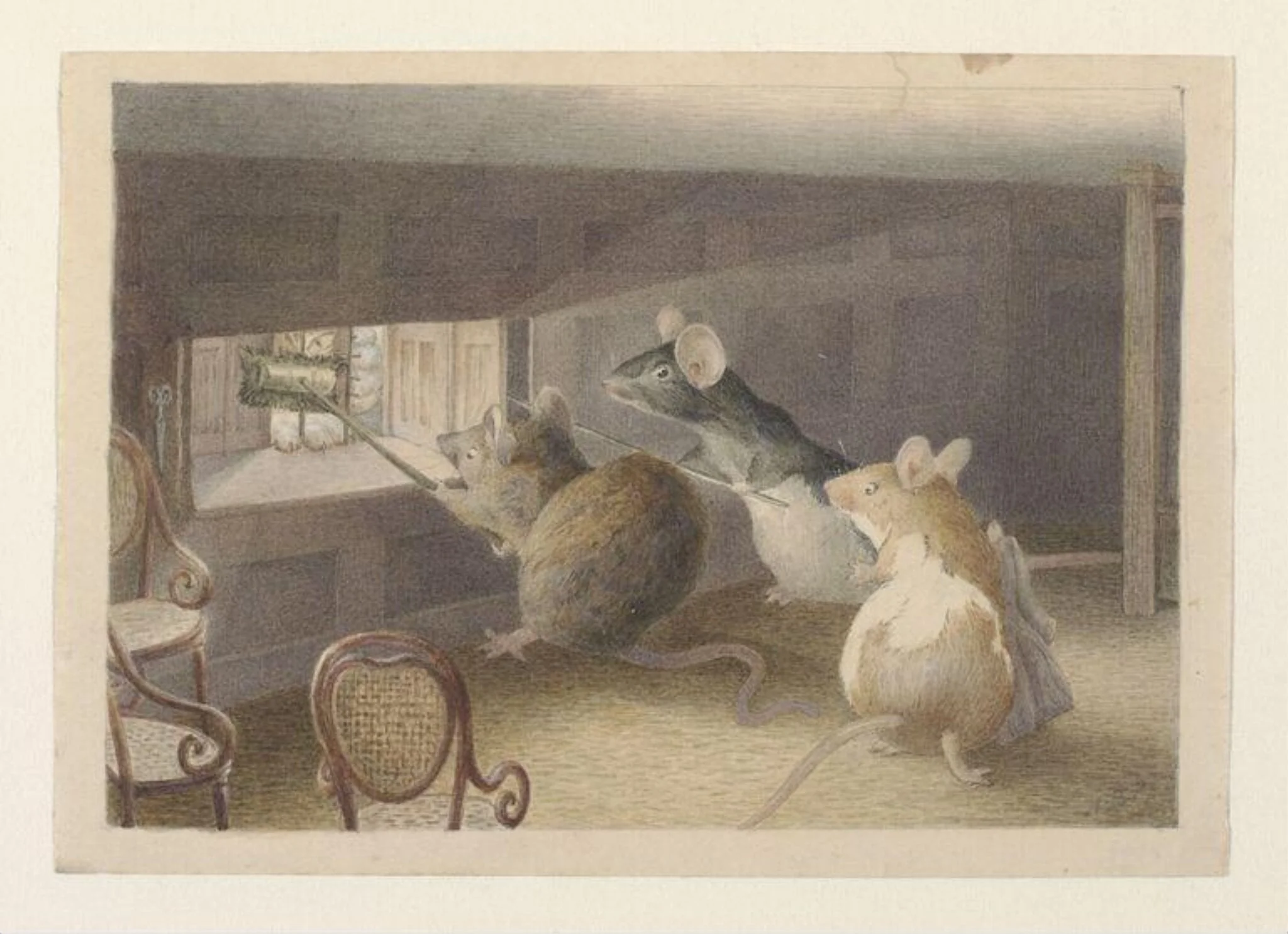 'Shall I come in, and cur off your threads?', detail