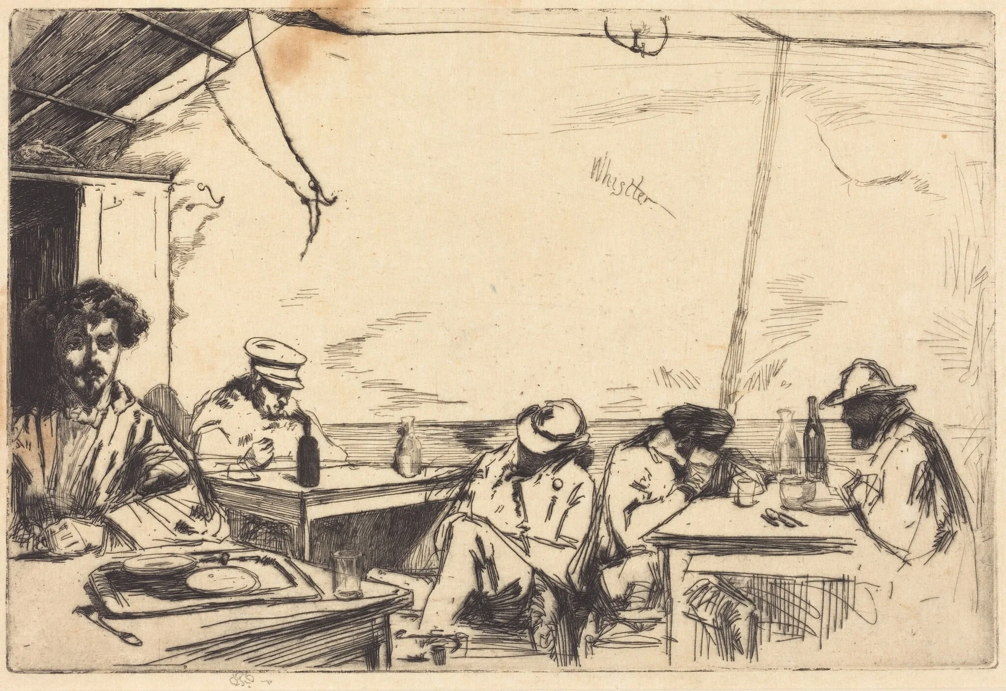 Soupe à Trois Sous (Soup for three sous [pennies]), detail